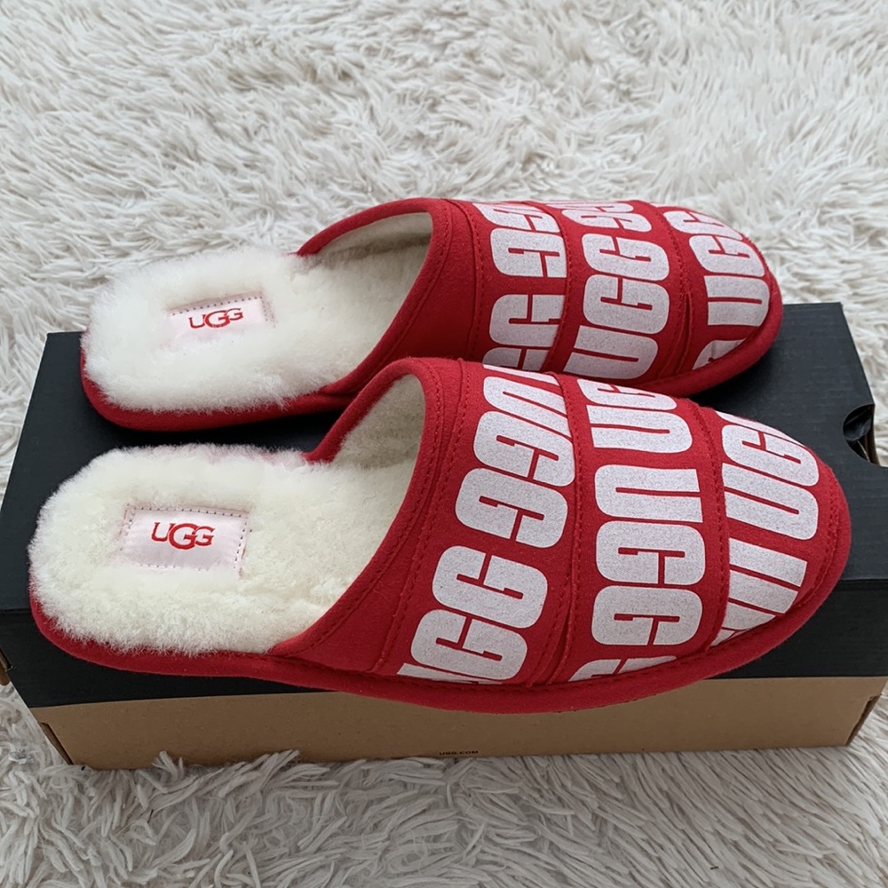 NWT UGG graphic band scaff slipper - Picture 2 of 13